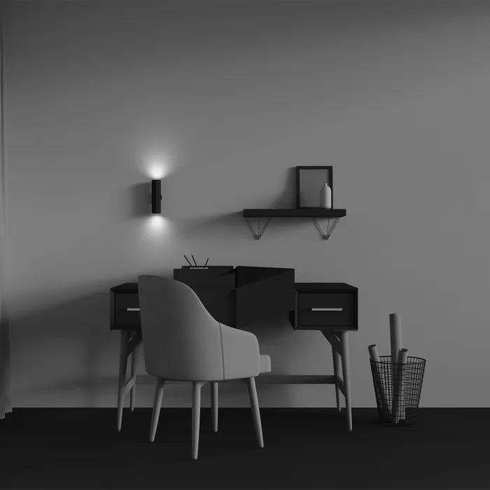 Настенный светильник (бра) Maytoni Wall C106WL-02-GU10-B от ImperiumLoft