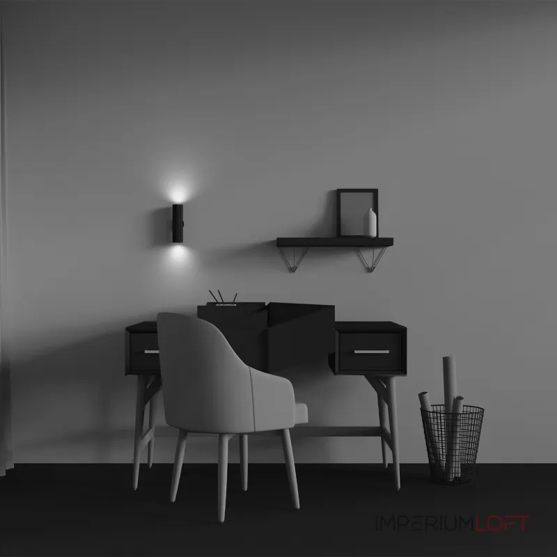 Настенный светильник (бра) Maytoni Wall C106WL-02-GU10-B