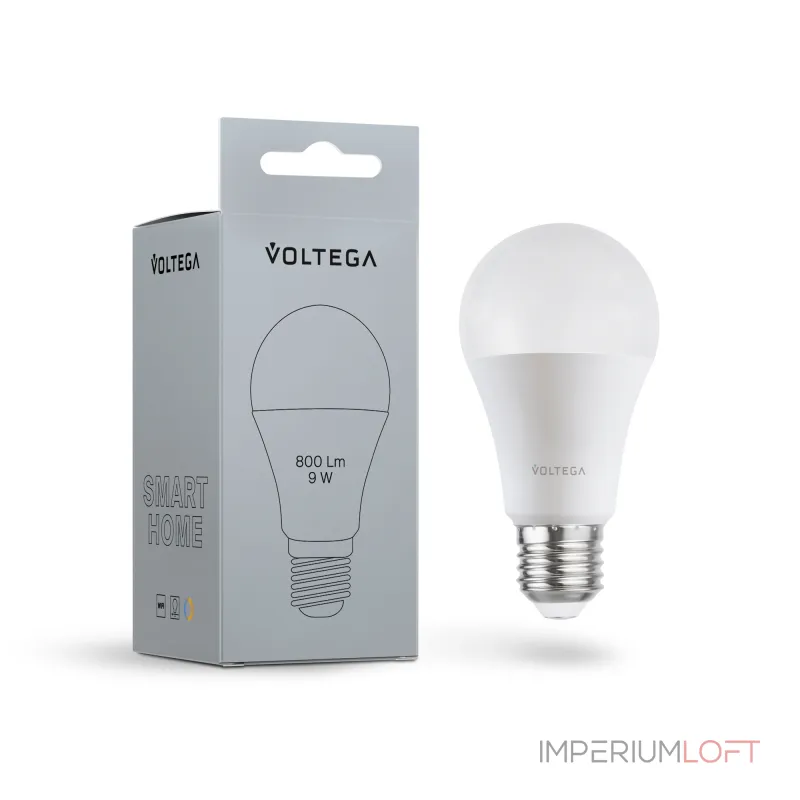 Светодиодная лампа Wi-Fi A60 E27 9W 2700K-6500K MIX DIM