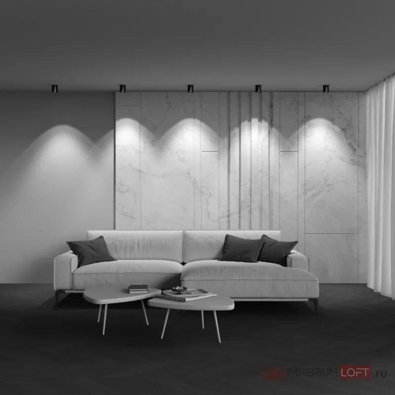 Потолочный светильник Maytoni Alfa LED C064CL-12W3K-RD-B от ImperiumLoft
