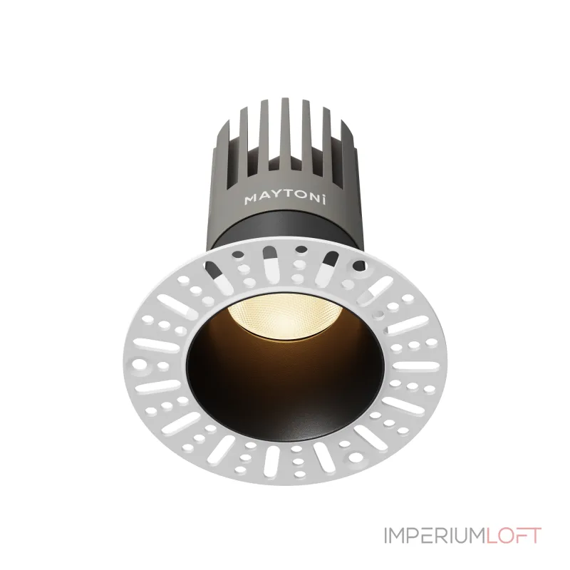 Встраиваемый светильник Dip Hight+ 3000K 15Вт 50° Maytoni DL122-15W-3K-TRS-B