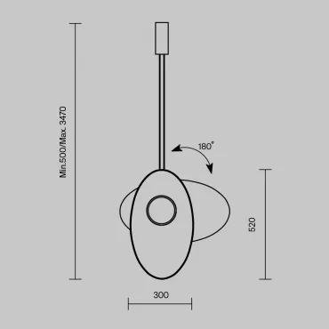 Подвесной светильник Maytoni Evolution MOD396PL-L10W3K от ImperiumLoft