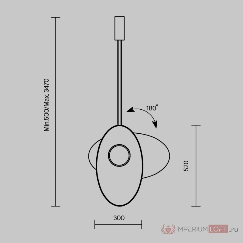 Подвесной светильник Maytoni Evolution MOD396PL-L10W3K от ImperiumLoft