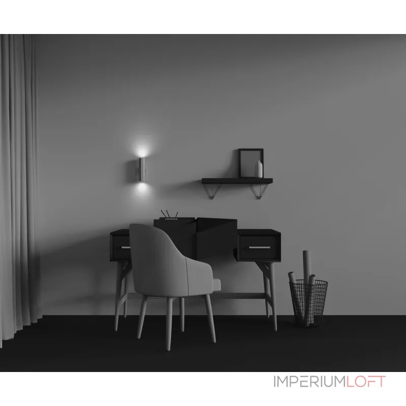 Настенный светильник (бра) Maytoni Wall C106WL-02-GU10-BS Настенный светильник (бра) Maytoni Wall C106WL-02-GU10-BS