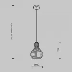 Подвесной светильник Maytoni Modern MOD192PL-01W от ImperiumLoft