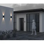 Уличный настенный светильник Maytoni Drape O525WL-L10B3K