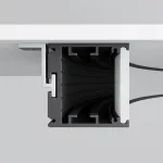 Радиусный профиль 35x35 ?1500мм внутренний 1/4 круга черный Maytoni ALM-3535R-B-IN-90°-1.5M от ImperiumLoft