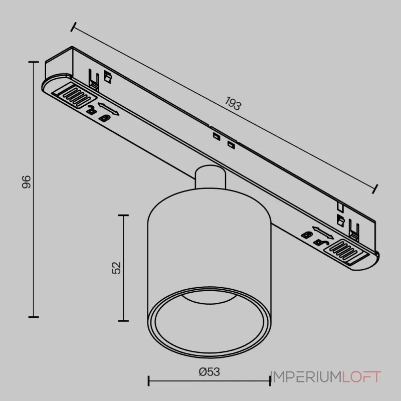 Трековый светильник Maytoni EXILITY TR132-4-7W-DS-W Трековый светильник Maytoni EXILITY TR132-4-7W-DS-W