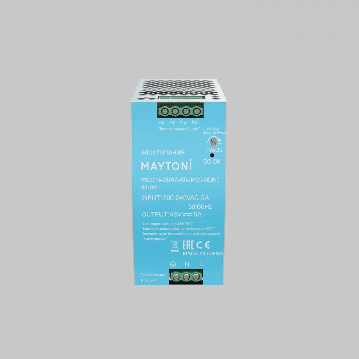 Блок питания PSL015 48В 240Вт IP20 Maytoni 831001 от ImperiumLoft