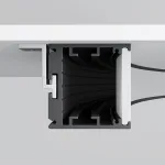 Радиусный профиль 35x35 ?1500мм внутренний 1/4 круга черный Maytoni ALM-3535R-B-IN-90°-1.5M