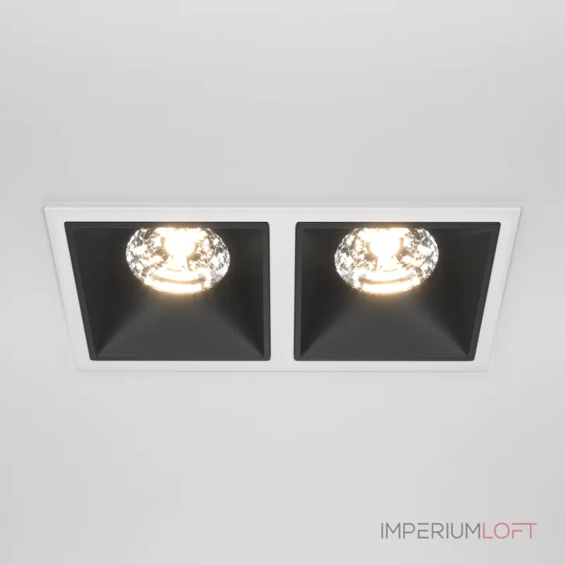 Встраиваемый светильник Maytoni Alfa LED DL043-02-15W3K-SQ-WB