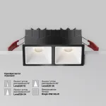 Встраиваемый светильник Maytoni Downlight DL043-02-10W4K-SQ-B-1 от ImperiumLoft