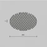 Антибликовый фильтр для светильников 15Вт Maytoni Dip HoneyComb001-D41.5 от ImperiumLoft