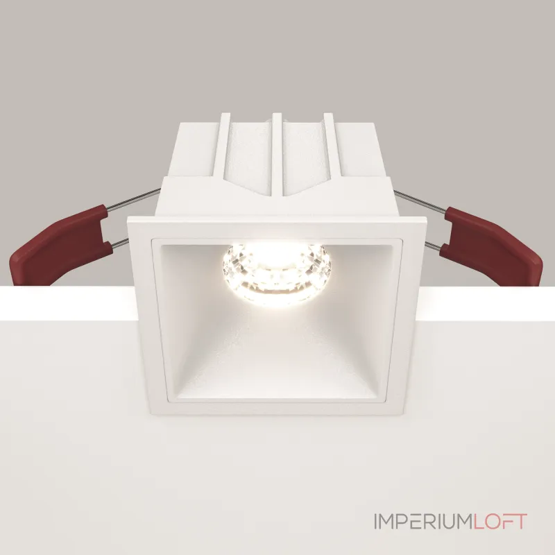 Встраиваемый светильник Maytoni Alfa LED DL043-01-10W4K-SQ-W Встраиваемый светильник Maytoni Alfa LED DL043-01-10W4K-SQ-W