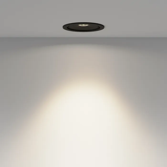 Встраиваемый светильник Maytoni Downlight DL060-9W3-4-6K-B от ImperiumLoft