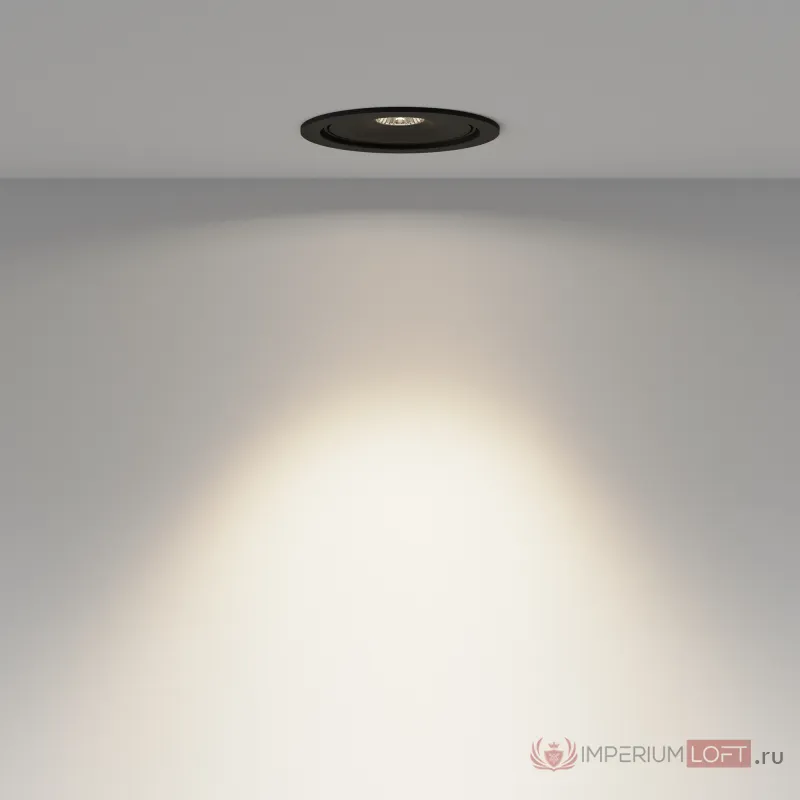 Встраиваемый светильник Maytoni Downlight DL060-9W3-4-6K-B от ImperiumLoft