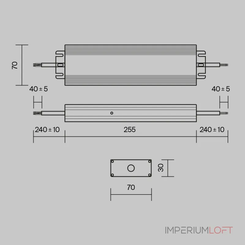 Блок питания Maytoni PSL008-200W-48V-IP67 Блок питания Maytoni PSL008-200W-48V-IP67