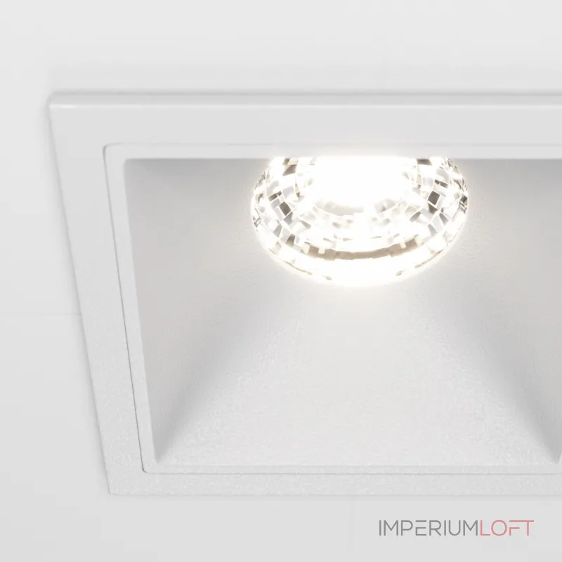 Встраиваемый светильник Maytoni Alfa LED DL043-01-10W4K-SQ-W Встраиваемый светильник Maytoni Alfa LED DL043-01-10W4K-SQ-W