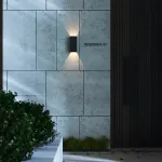 Уличный настенный светильник Maytoni Drape O525WL-L10B3K