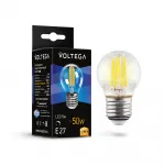 Светодиодная лампа Voltega Crystal Globe 5W 2700K E27 DIM от ImperiumLoft