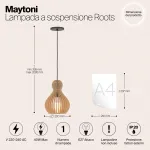 Подвесной светильник Maytoni Modern MOD192PL-01W от ImperiumLoft