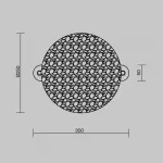 Настенный светильник (бра) Maytoni Mangata MOD387WL-L8CH3K от ImperiumLoft