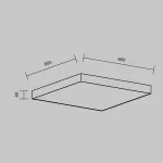 Потолочный светильник Maytoni Ceiling C032CL-90W3K-SQ-W