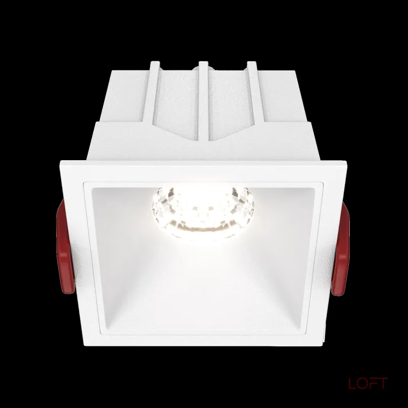 Встраиваемый светильник Maytoni Alfa LED DL043-01-10W4K-SQ-W Встраиваемый светильник Maytoni Alfa LED DL043-01-10W4K-SQ-W