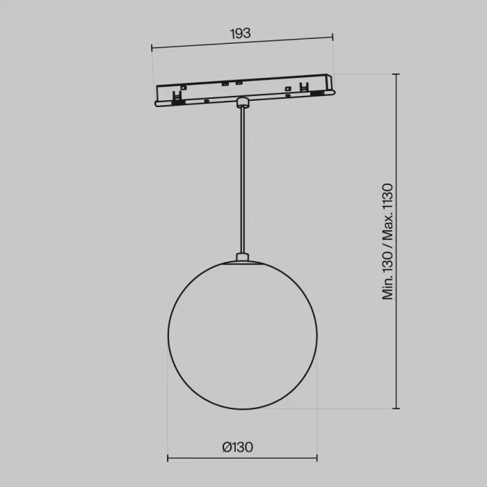 Трековый светильник Maytoni EXILITY TR039-4-5WTW-DD-B от ImperiumLoft