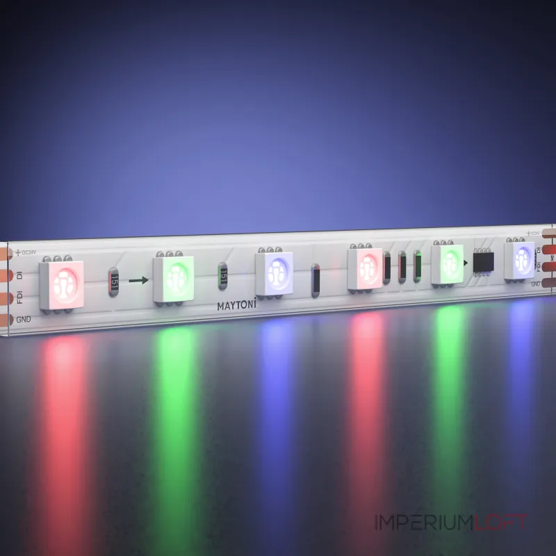Светодиодная лента 24В 5050 14,4Вт/м RGB 5м IP 68 Maytoni Ultra 201249 Светодиодная лента 24В 5050 14,4Вт/м RGB 5м IP 68 Maytoni Ultra 201249
