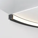 Радиусный профиль 35x35 ?1500мм внутренний 1/4 круга черный Maytoni ALM-3535R-B-IN-90°-1.5M от ImperiumLoft