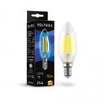 Светодиодная лампа Voltega Crystal Candle 5W 2700K E14 DIM