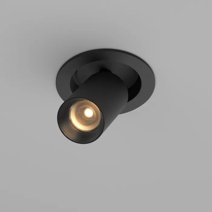 Встраиваемый светильник Maytoni Ceiling C071CL-7W2.7K-B от ImperiumLoft