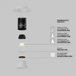 Встраиваемый светильник Maytoni Dip DL119-10W-2.7K-TRS-W