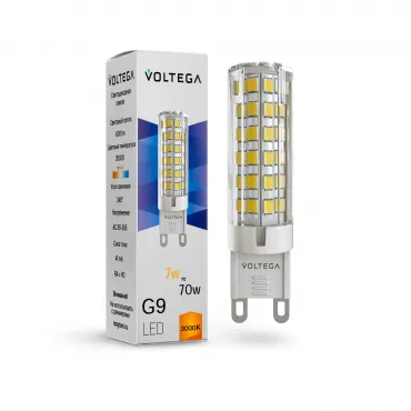 Светодиодная лампа Simple Capsule 7W 3000K G9 Voltega Simple 7187