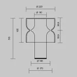Настольный светильник Maytoni Vetro MOD485TL-L9AM3K