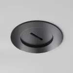 Потолочная чаша встраиваемая с коннектором питания черная Maytoni PARITY TRA130RSC-2B