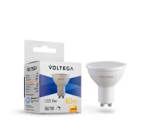 Светодиодная лампа MR16 6W 3000K 110° GU10 DIM Voltega Simple 7239 Светодиодная лампа MR16 6W 3000K 110° GU10 DIM Voltega Simple 7239