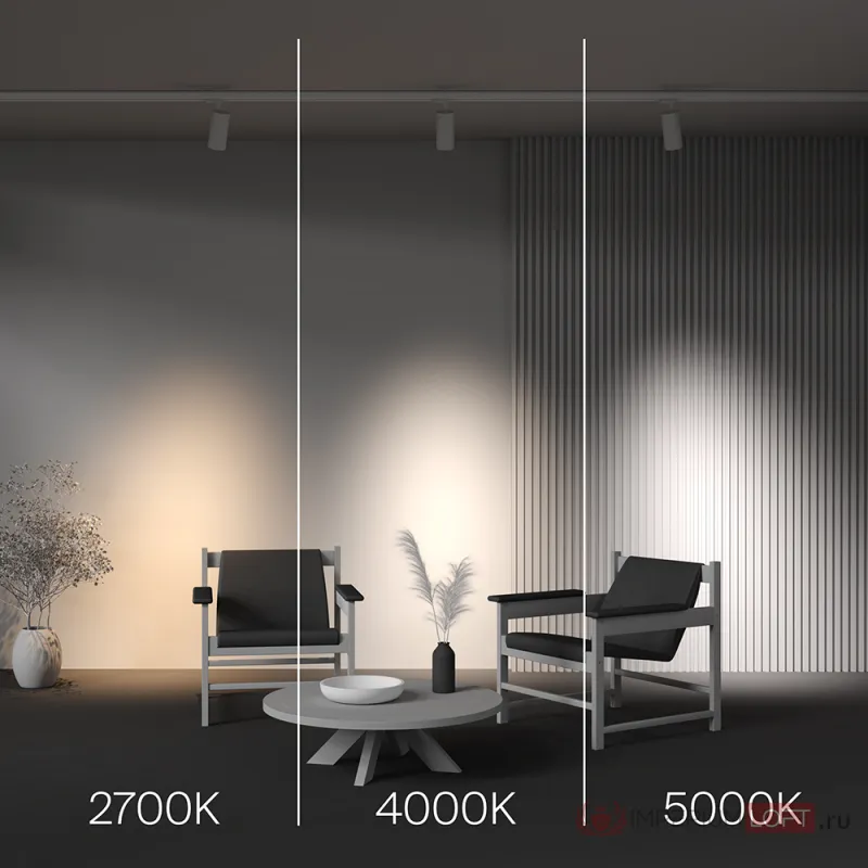 Трековый светильник Maytoni TRINITY TR197-3-30WCCT-M-W от ImperiumLoft