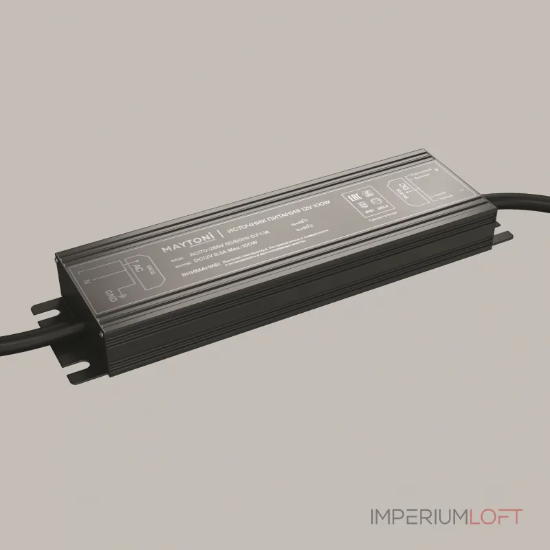 Источник напряжения PSI001 12В 60Вт IP 67 Maytoni 20205