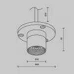 Основание для накладного монтажа системы Shelf с внутренней резьбой с вводом питания Maytoni Shelf CA023BI-P-B от ImperiumLoft Основание для накладного монтажа системы Shelf с внутренней резьбой с вводом питания Maytoni Shelf CA023BI-P-B от ImperiumLoft