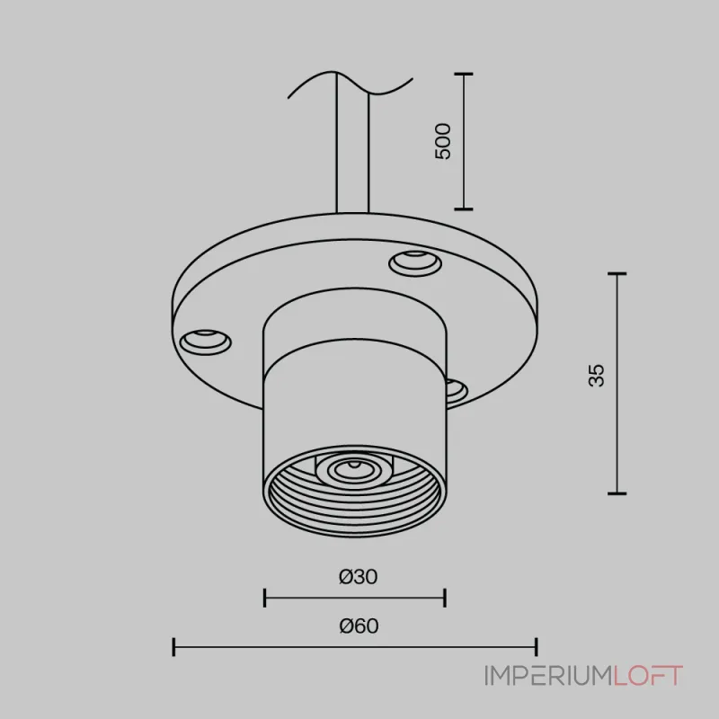 Основание для накладного монтажа системы Shelf с внутренней резьбой с вводом питания Maytoni Shelf CA023BI-P-B от ImperiumLoft Основание для накладного монтажа системы Shelf с внутренней резьбой с вводом питания Maytoni Shelf CA023BI-P-B от ImperiumLoft