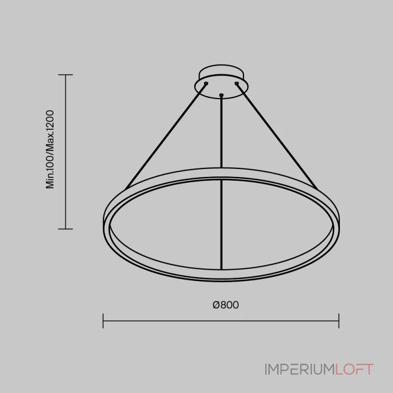 Подвесной светильник Maytoni Modern MOD058PL-L42BSK от ImperiumLoft