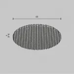 Светофильтр HoneyComb ?65мм для Focus Led 30Вт Maytoni TRINITY HoneyComb-D64