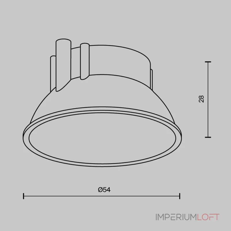 Декоративная рамка отражатель Alfa LED Maytoni Ring8-10W-RD-BS