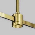 Крепление потолочное Long 700мм с прямым коннектором питания Flarity латунь Maytoni FLARITY TRA159C-IPC1-BS от ImperiumLoft