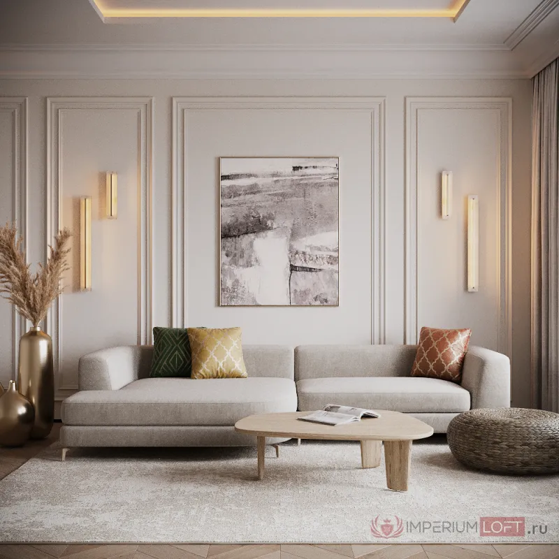 Настенный светильник (бра) Maytoni Albatre MOD366WL-L18BS3K от ImperiumLoft