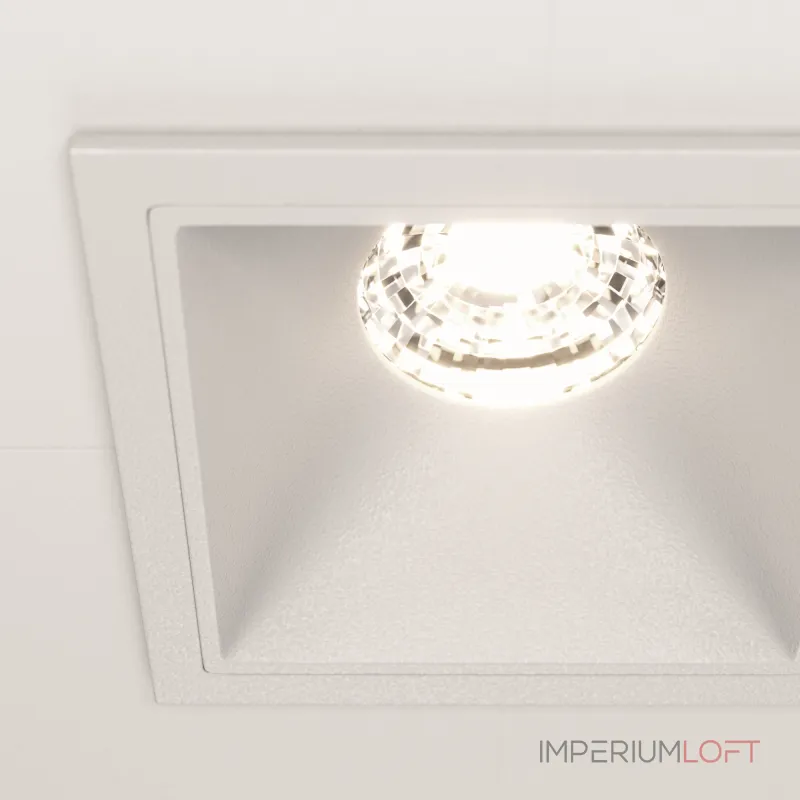 Встраиваемый светильник Maytoni Alfa LED DL043-01-10W4K-SQ-W Встраиваемый светильник Maytoni Alfa LED DL043-01-10W4K-SQ-W