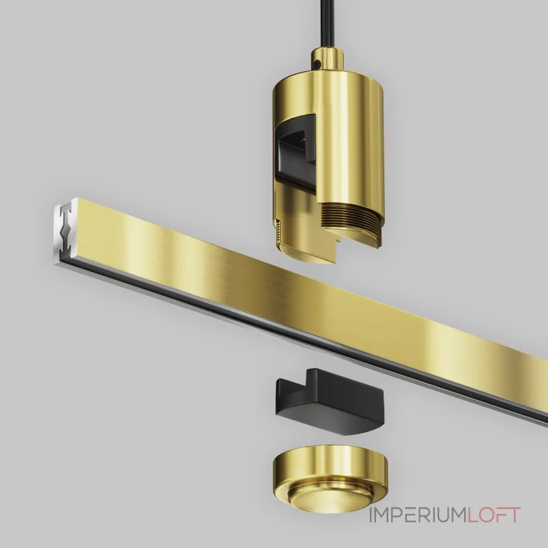 Подвес тросовый Hang с вводом питания Flarity латунь Maytoni FLARITY TRA157SW-B1-BS