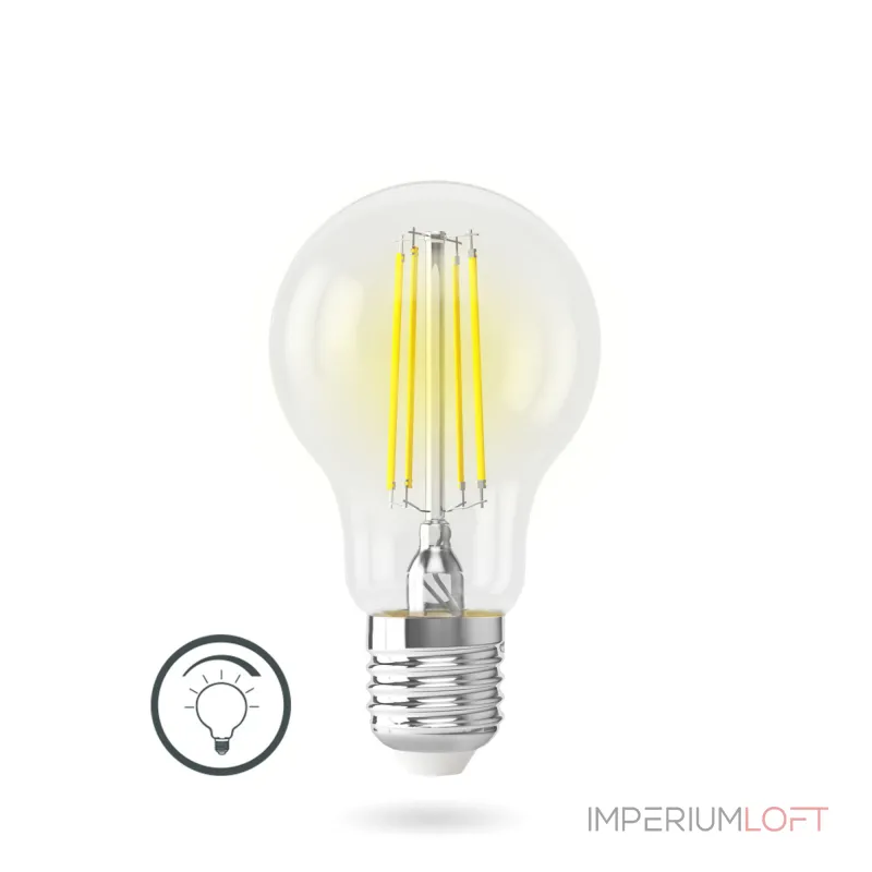 Светодиодная лампа Crystal A60 8W 2800K E27 DIM